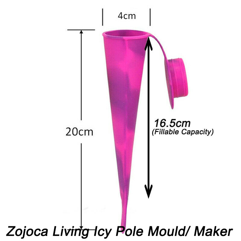 Silicone Ice Cream Moulds 6 Pcs with 70ml Capacity - Image 7